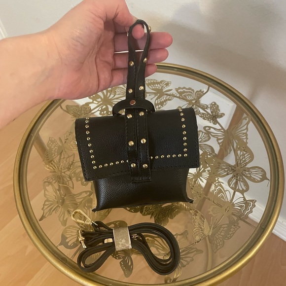 Black stud mini purse! - Picture 2 of 4